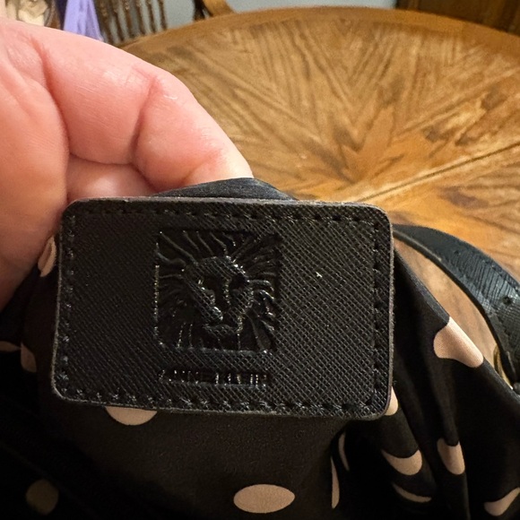 Anne Klein Beige and Animal Print Tote - Picture 6 of 6